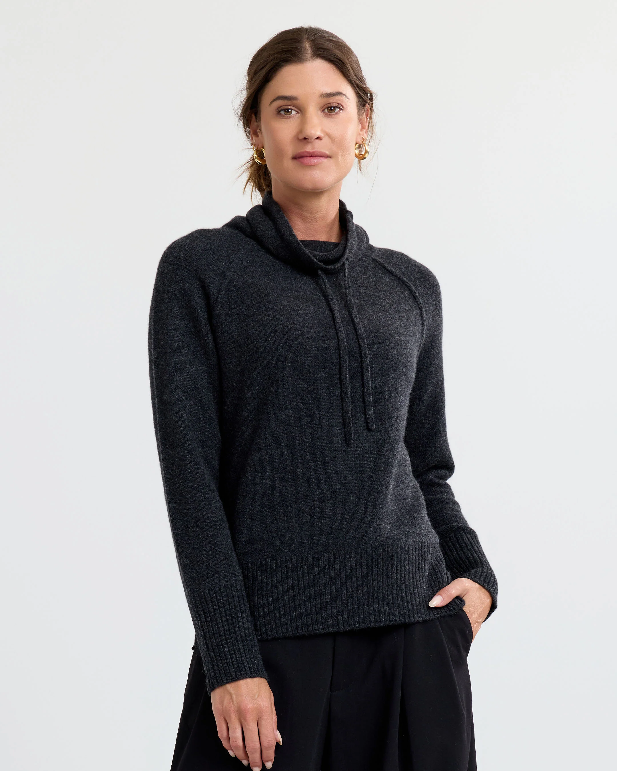 Cashmere Drawstring Funnel - Image 3