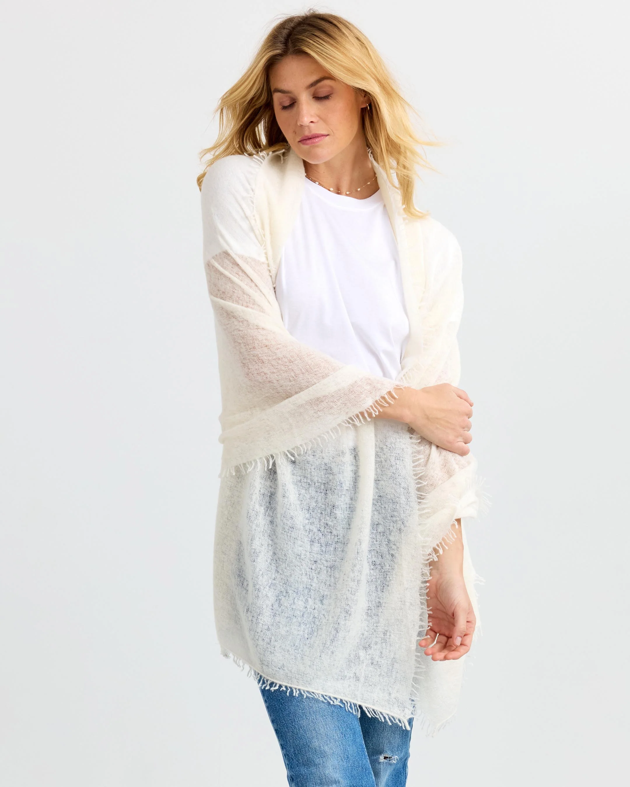 Felted Cashmere Scarf